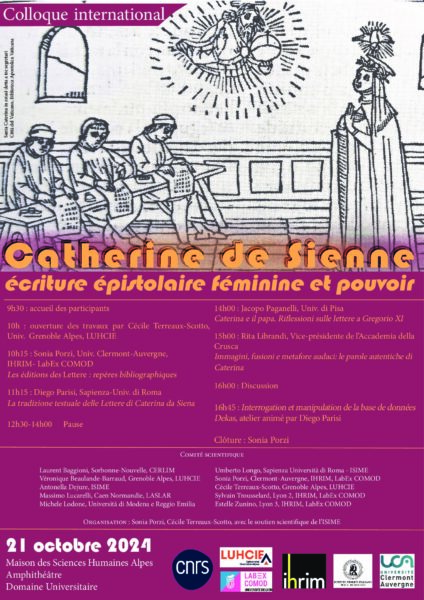 Catherine de Sienne : écriture épistolaire féminine et pouvoir